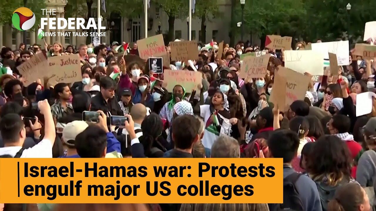 US Colleges become flashpoints for protest amid Israel-Hamas war