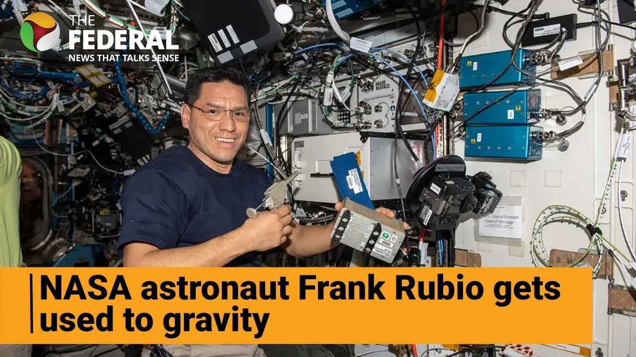 Frank Rubio gets used to Earth after record-setting 371 days in space