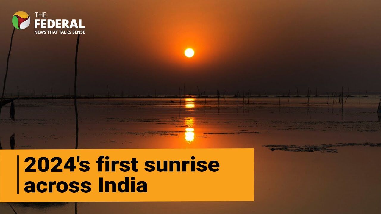 Experience Indias spectacular first sunrise of the year 2024