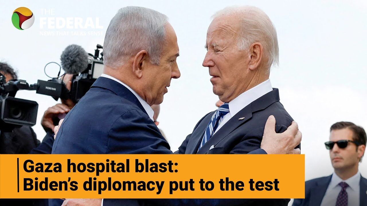 Gaza hospital bombing: Massive setback to Biden’s diplomatic efforts