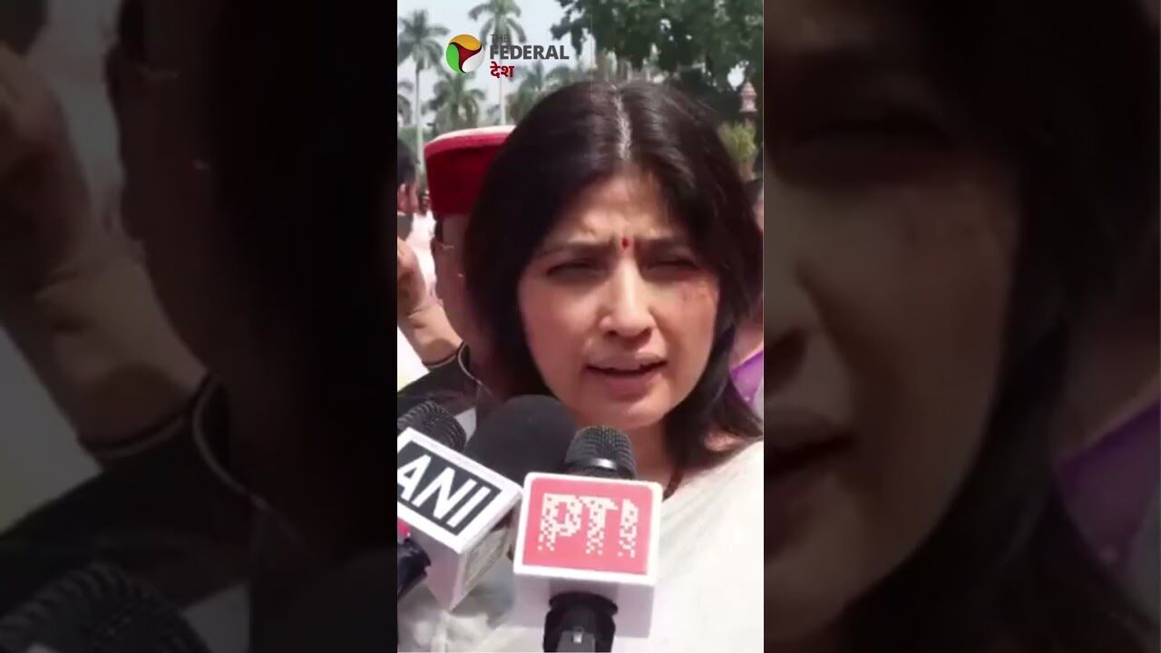 "राम मंदिर का चंदा बोरियों में चुराया गया" - डिंपल यादव का हमला!