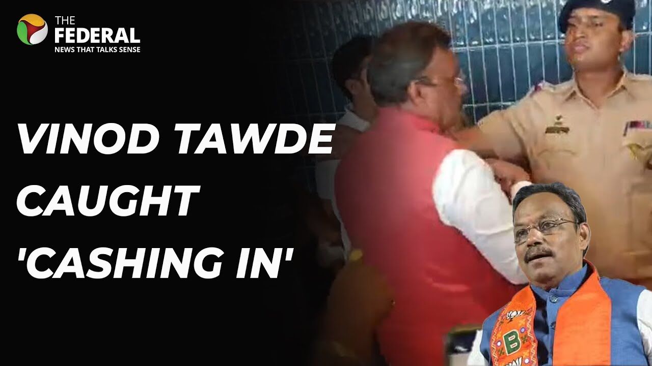 Watch: BJPs Vinod Tawde caught red-handed distributing Rs 5 cr cash | Maharashtra elections