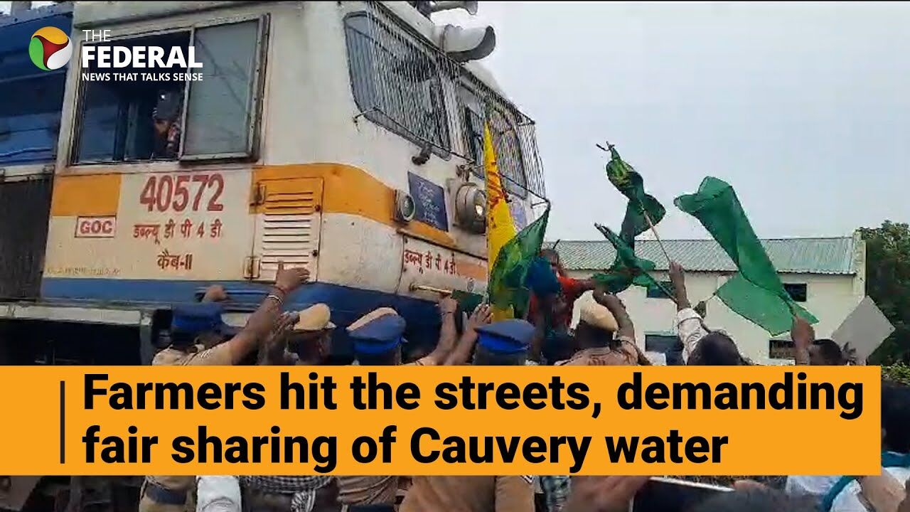 Watch: Cauvery water dispute sparks farmers’ protests in Karnataka and Tamil Nadu