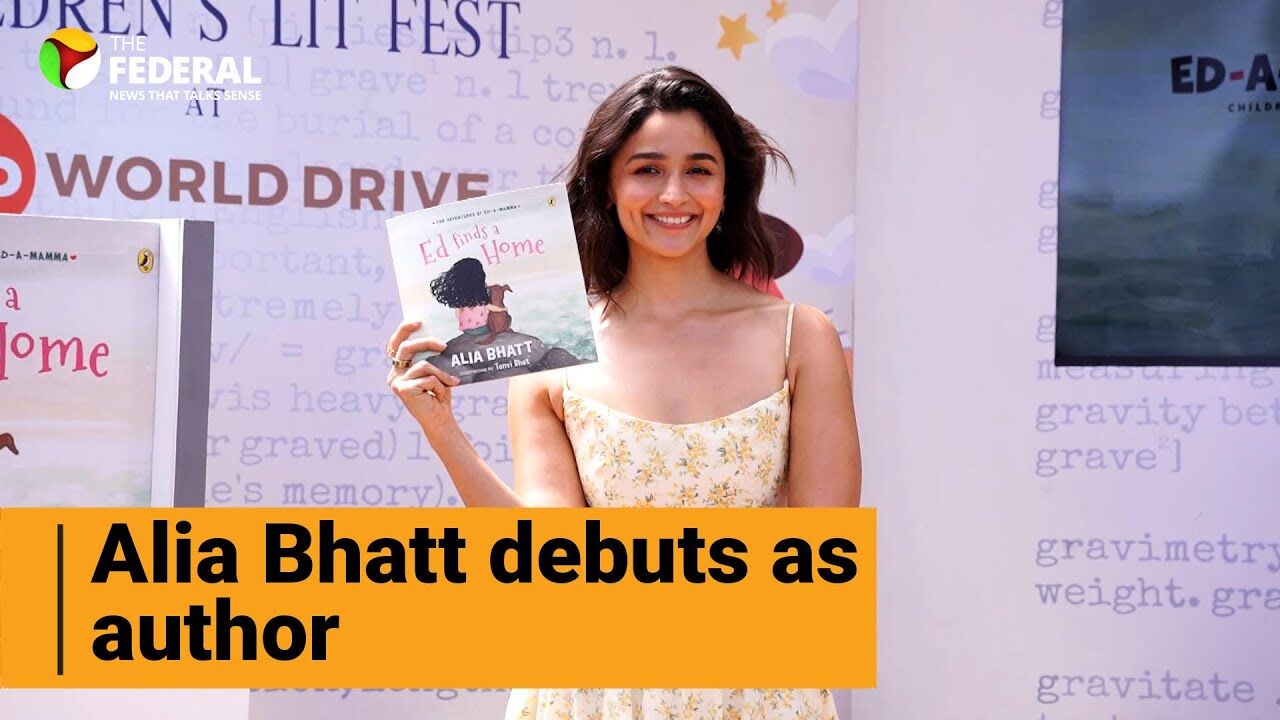 Alia Bhatt launches her first childrens picture book, Ed Finds a Home
