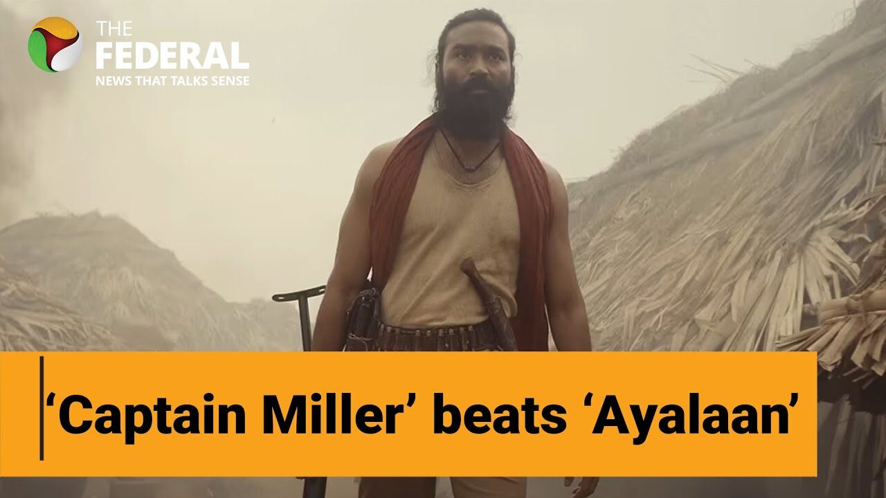 Watch: Dhanush’s ‘Captain Miller’ steals the spotlight from Sivakarthikeyan’s ‘Ayalaan’ on Day 1