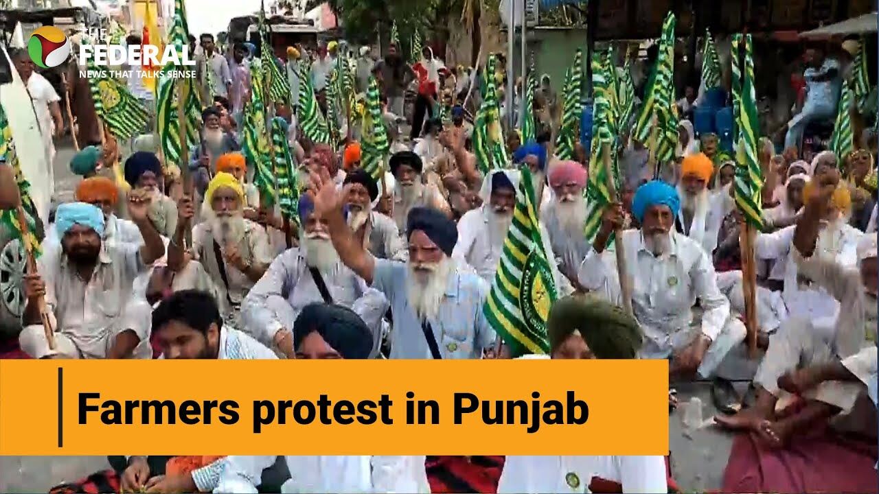 Security beefed up in Punjab as farmers continue protest for flood relief