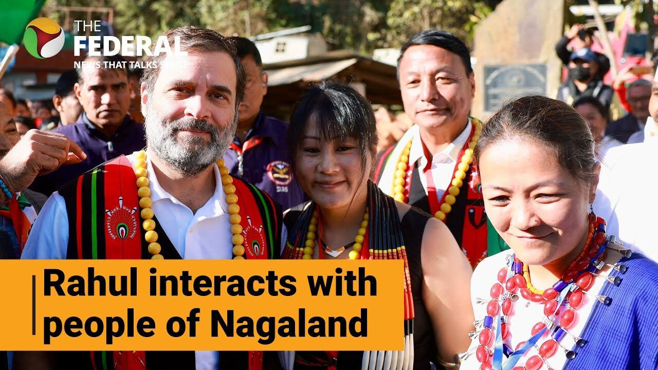 Watch | Rahul Gandhi engages with locals in Nagaland, meets HOHO delegation