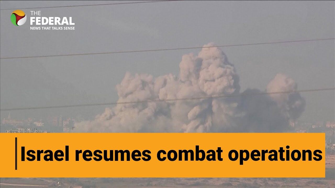 Watch: 7-day truce ends as Israel launches airstrike