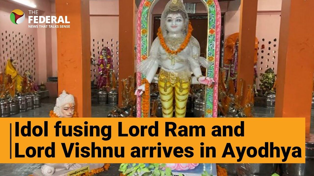 Watch | Jaipur sculptors 51-inch Lord Ram idol reaches Ayodhya