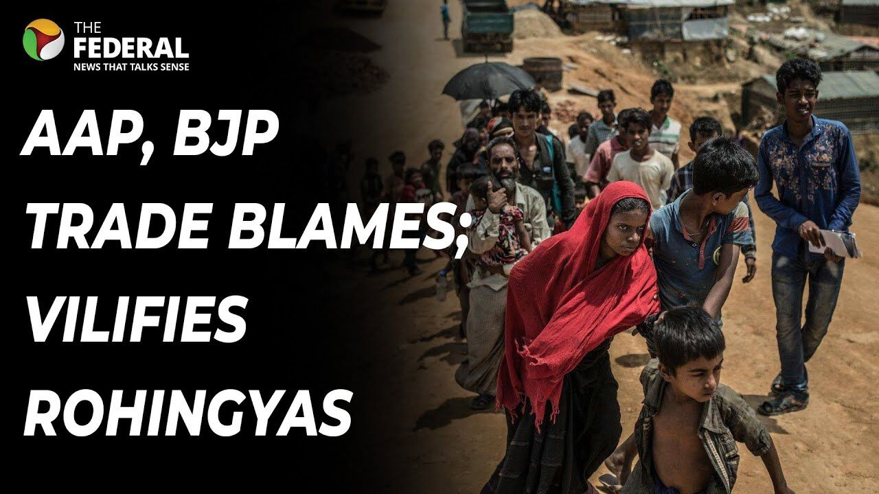 Rohingya refugees caught in AAP-BJP political blame game