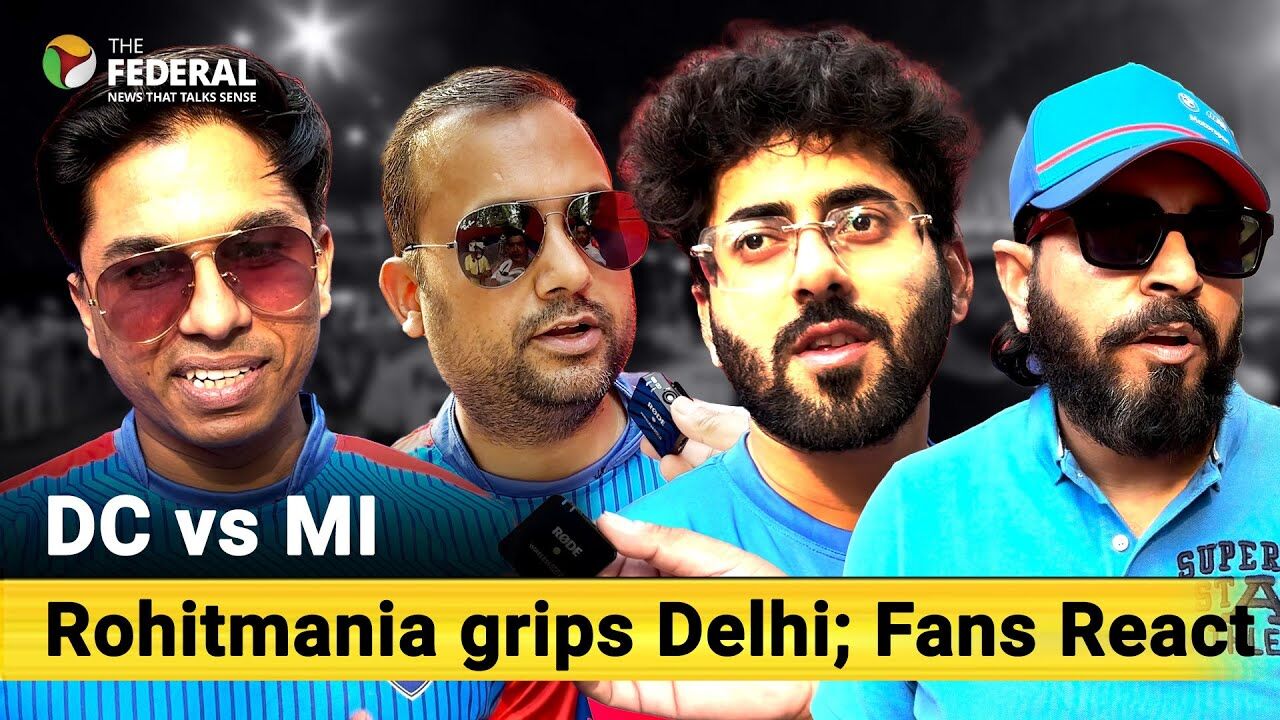 DC vs MI Live from Arun Jaitley Stadium | Fans Reaction | Rohit Sharma | IPL 2025