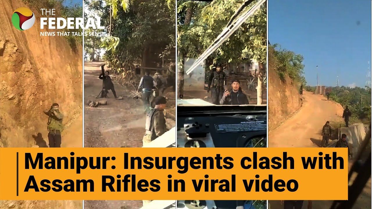 Watch | Viral video shows standoff between insurgents, Assam Rifles in  Manipur