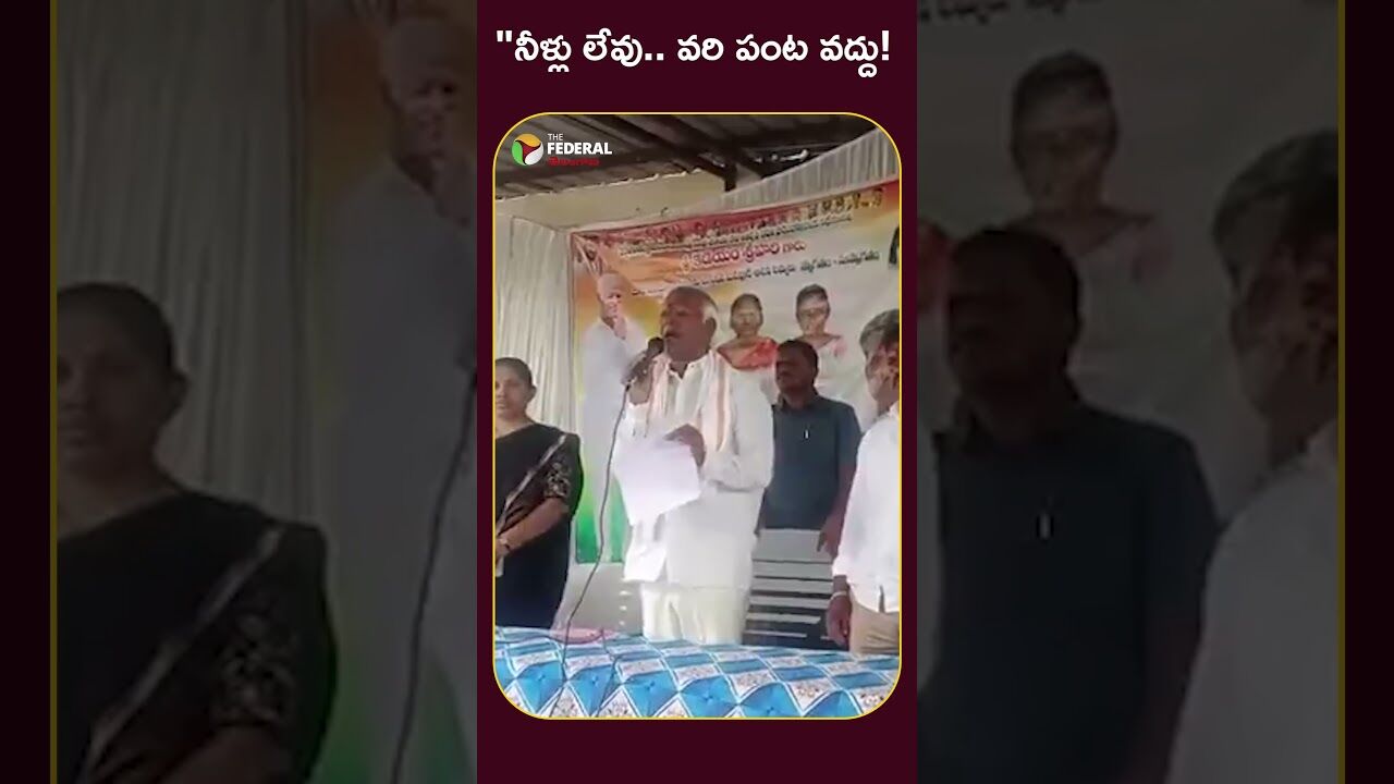 నీళ్లు లేవు.. వరి పంట వద్దు!