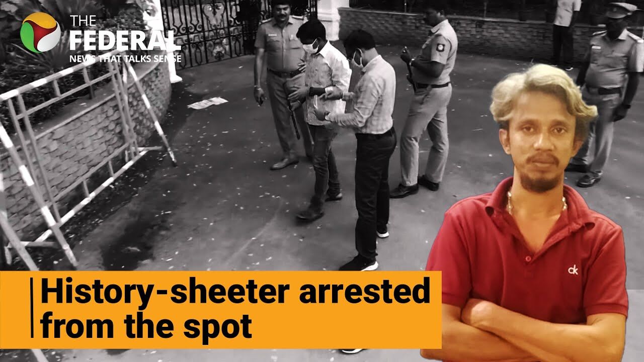 Petrol bomb thrown outside Tamil Nadu Governors residence