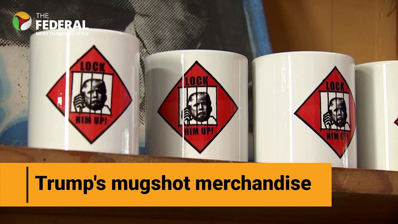 Merchandise with Trumps mugshot go on sale; Biden calls him handsome guy