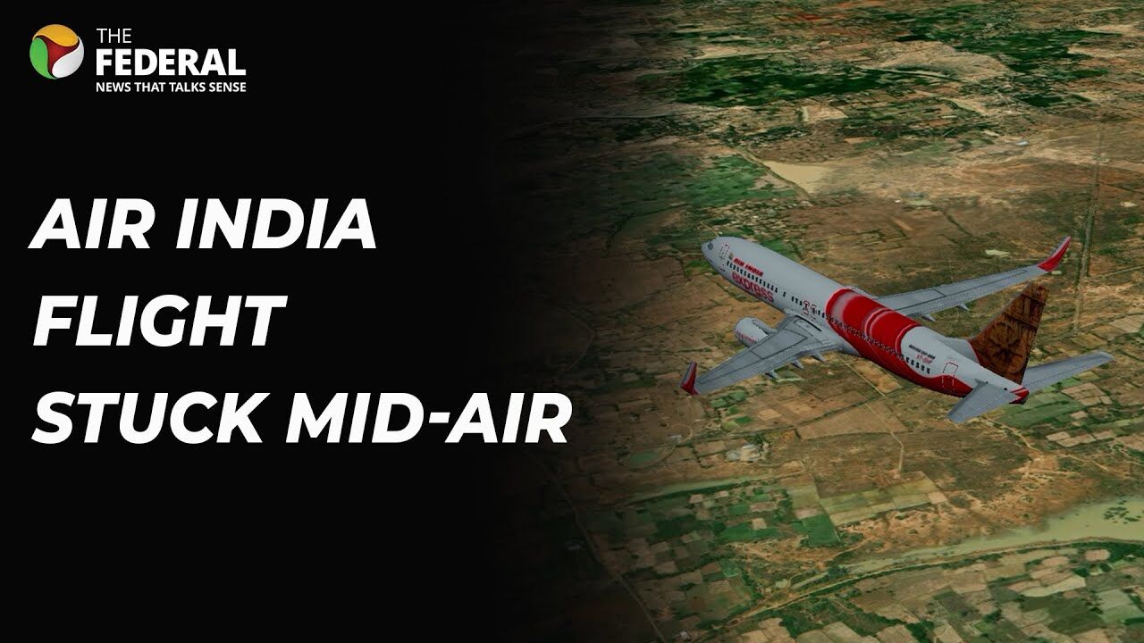 Air India flight en route to Sharjah stuck mid-air; 3D visuals show aircraft doing rounds