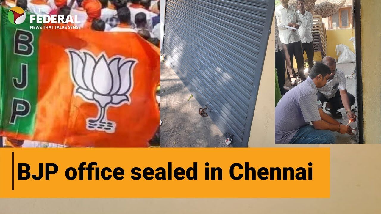 Watch | TN govt seals BJP office next to Chennai temple